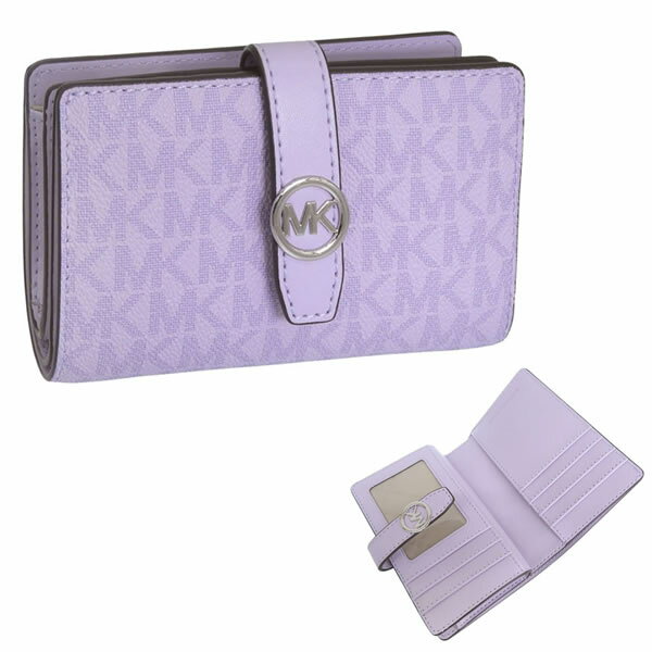 乐天商城 - マイケルコース MICHAEL KORS 二つ折り財布 折り畳み 折財布 コンパクト アウトレット パープル 35F5SGRF6V 139