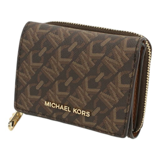 マイケルコース MICHAEL KORS 三つ折り財布 折り畳み EMPIRE 小銭入付き 32S4G8ED8B 227 BRN-LUGGAGE ブラウン マイケルコース MICHAEL KORS 三つ折り財布 折り畳み EMPIRE 小銭入付き 32S4G8ED8B 227 BRN-LUGGAGE ブラウン