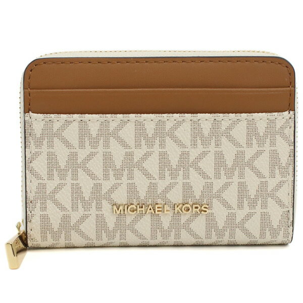 マイケルコース MICHAEL KORS 小銭入れ JET SET CHARM 32T4GJ6Z5B 149 VANILLA-ACRN ホワイト系 ブラウン系