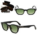 トムフォード サングラス TOM FORD FT1231-D/S 01P 49 サングラス EYEWEAR TF1231 ブラック グリーングラデーション アジアンフィット ユニセックス(4)