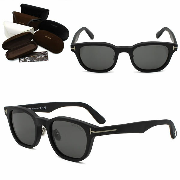 トムフォード サングラス TOM FORD FT1231-D/S 02A 49 サングラス EYEWEAR TF1231 マットブラック グレー アジアンフィット メンズ レディース ユニセックス