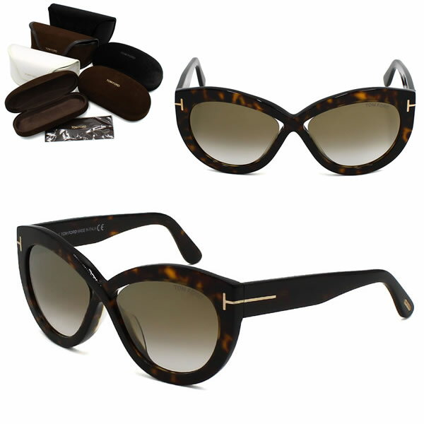 乐天商城 - トムフォード サングラス TOM FORD FT0577-F/S 52G 56 TF0577 ハバナ グレーグラデーション アジアンフィット メンズ レディース ユニセックス
