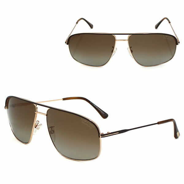 Rakuten - トムフォード サングラス TOM FORD FT0467-F/S 50H 60 TF467-F 偏光レンズ アジアンフィット EYEWEAR ピンクゴールド ブラック ブラウングラデーション