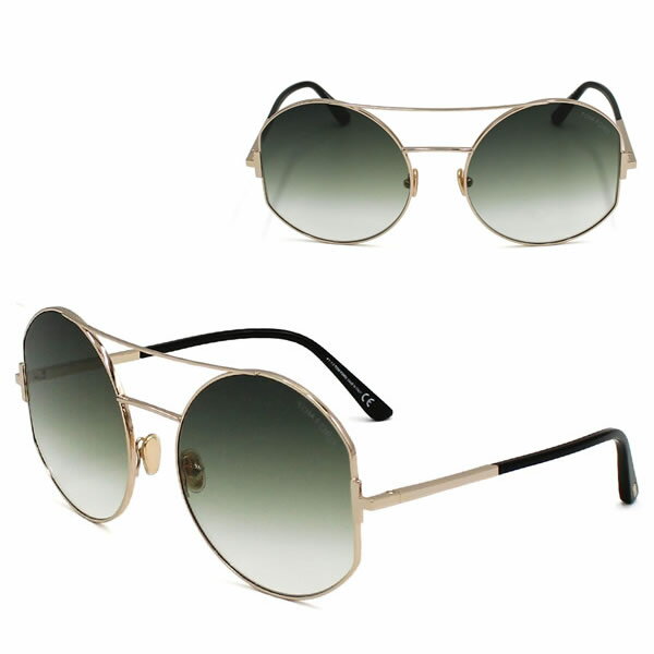 トムフォード サングラス TOM FORD FT0782/S 28B 60 TF782 ノーズパッド EYEWEAR メンズ レディース ピンクゴールド グリーングラデーション