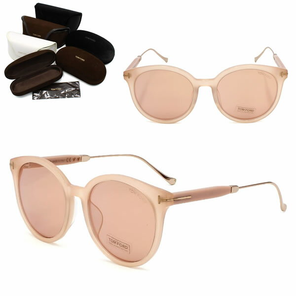 Rakuten - トムフォード サングラス TOM FORD FT0642-K/S 74G 57 TF0642 ピンク サングラス アジアンフィット レディース