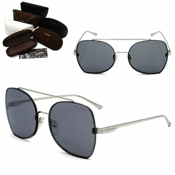 Rakuten - トムフォード サングラス TOM FORD FT0656/S 16A 58 TF0656 シルバー グレー ノーズパット レディース