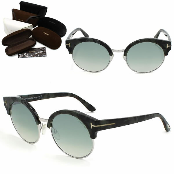 Rakuten - トムフォード サングラス TOM FORD FT0608/S 55X 54 ダークハバナ グリーングラデーション ノーズパット メンズ レディース ユニセックス