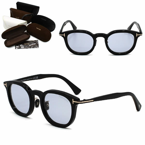 トムフォード サングラス TOM FORD FT1151-D/S 01A 48 サングラス EYEWEAR ブラック ライトグレー アジアンフィット メンズ レディース ユニセックス