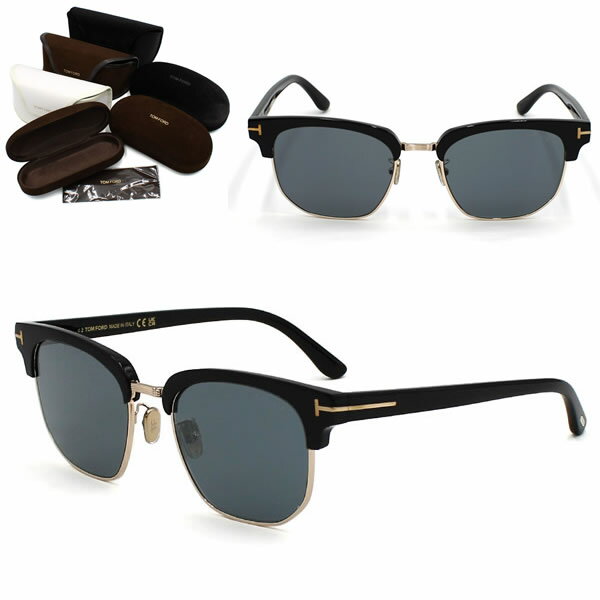 トムフォード サングラス TOM FORD FT1165-K/S 01A 54 サングラス EYEWEAR ブラック アジアンフィット メンズ