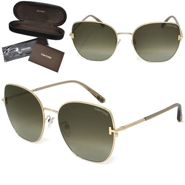 トムフォード サングラス TOM FORD FT0895-K/S 28K 61 TF0895-K サングラス アジアンフィット EYEWEAR メンズ レディース ゴールド グリーン
