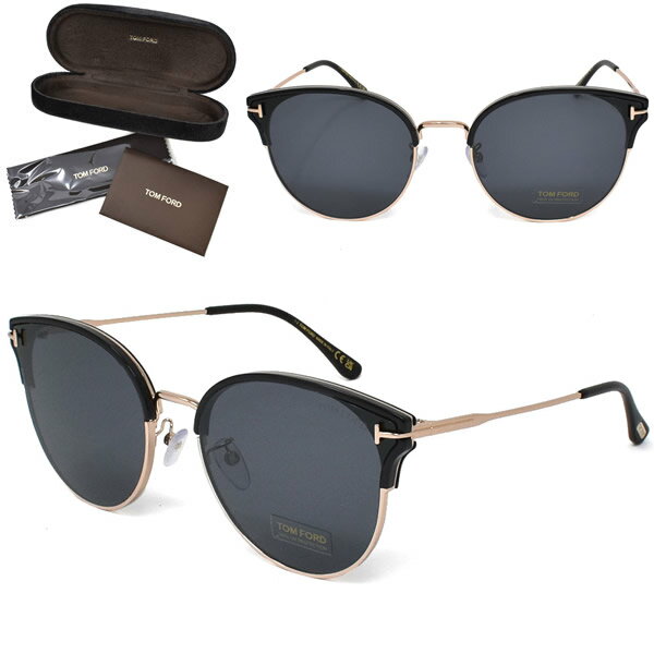 トムフォード トムフォード サングラス TOM FORD FT0898-K/S 01A 61 TF0898-K サングラス アジアンフィット EYEWEAR メンズ レディース ブラック ピンクゴールド グレー