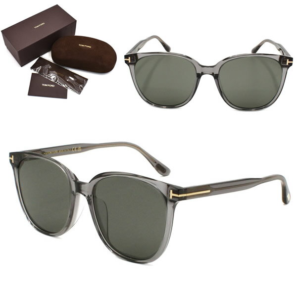 乐天商城 - トムフォード サングラス TOM FORD FT0972-K/S 20A 56 サングラス EYEWEAR アジアンフィット グレー クリア メンズ レディース ユニセックス