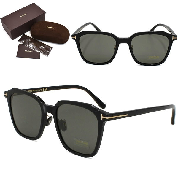 乐天商城 - トムフォード サングラス TOM FORD FT0971-K/S 01A 54 サングラス EYEWEAR アジアンフィット ブラック グレー メンズ レディース ユニセックス