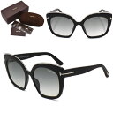 トムフォード サングラス TOM FORD FT0944-01B-55 Chantalle サングラス TF944 メンズ レディース ユニセックス ブラック ライトグレーグラデーション(4)