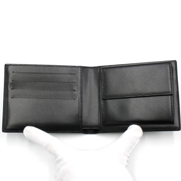 ダンヒル DUNHILL 二つ折り財布 折り畳み L2R332A WESSEX BILLFOLD 4CC & COIN P ブラック 財布 メンズ