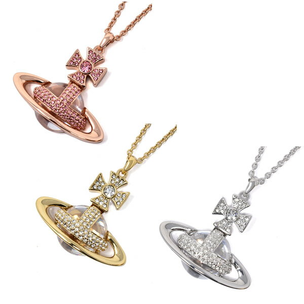 ヴィヴィアンウエストウッド ネックレス Vivienne Westwood 63020110 CN SORADA BAS RELIEF PENDANT ピンクゴールド ゴールド シルバー