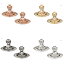 ヴィヴィアンウエストウッド ピアス Vivienne Westwood 62010131 CN PINA BAS RELIEF EARRINGS ピンク..