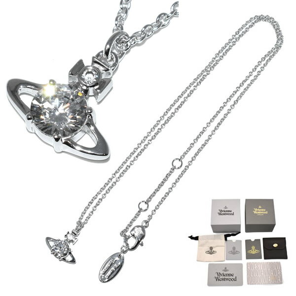 ヴィヴィアンウエストウッド ネックレス Vivienne Westwood 63020095 REINA PENDANT シルバー 02P102