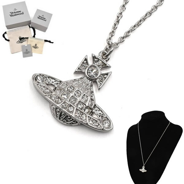 ヴィヴィアンウエストウッド ネックレス Vivienne Westwood 63020090-02P116 MINNIE BAS RELIEF PENDANT ネック レディース プラチナム シルバー