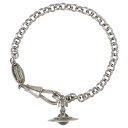 ヴィヴィアンウエストウッド ブレスレット Vivienne Westwood PETITE ORB BRACELET 61020057-S001 3D 立体 プチ オーブ ラインストーン ガンメタル(4)