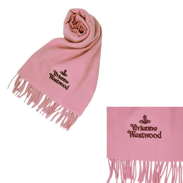 ヴィヴィアンウエストウッド マフラー Vivienne Westwood 24-W00Q7-G401 レディース メンズ PINK ピンク G401 マフラー