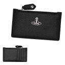 ヴィヴィアンウエストウッド Vivienne Westwood カードケース 51110039-S000D-PF-N403 SLIM LONG CARD HOLDER 小銭入れ メンズ レディース ブラック