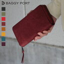 バギーポート 長財布 メンズ BAGGY PORT バギーポート ビッグウォレット 大容量ラウンドファスナー長財布 カード26枚収納 大きい財布 メンズ 紳士用 男性用 本革財布 イタリアンレザー プエブロ スマホ収納可能 送料無料