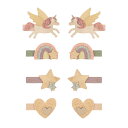 MIMI&LULA ヘアアクセサリー ヘアクリップ ユニコーン 8個セット かわいい ミニサイズ ヘアピン 髪留め ヘアクリップ 女の子 女子 雑貨 おもちゃ ...