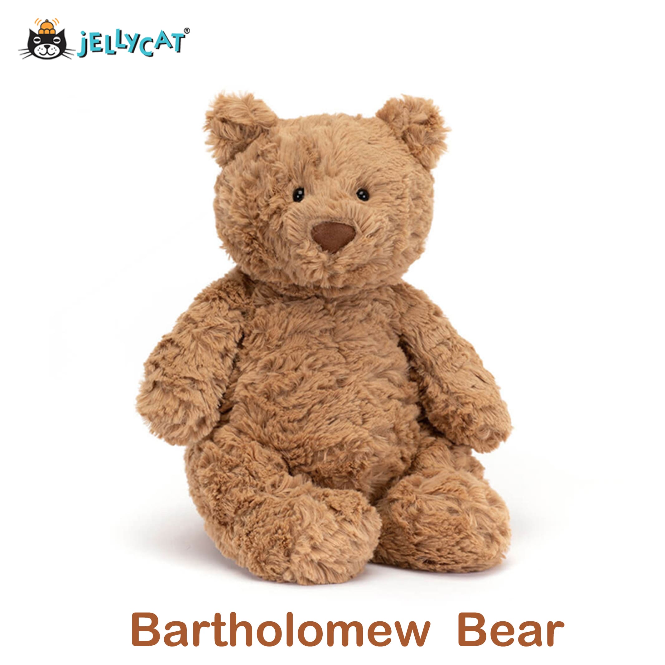 jellycat ジェリーキャット Bartholomew Bear 希少 正規輸入品 ぬいぐるみ 柔らかい 安心 安全 赤ちゃん ベビー 出産祝い ギフト 誕生日 贈り物 プレゼント ふわふわ 大人 くま クマ 熊のサムネイル