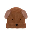 Rockahula Kids 子どもニット帽 ニット帽 犬 ドッグ ニット 帽子 ぼうし 暖かい ロッカフラキッズ 子供 ベビー キッズ 女の子 男の子 茶色 ...