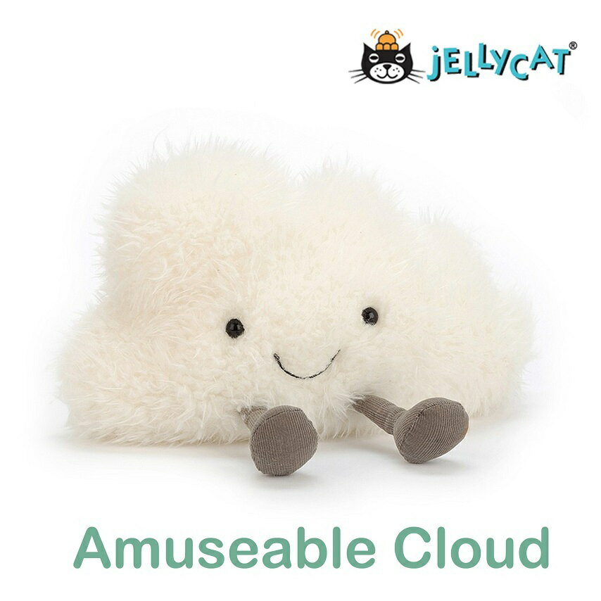 jellycat ジェリーキャット くも cloud 雲 ほわほわ 正規輸入品 ぬいぐるみ 柔らかい 安心 安全 赤ちゃん ベビー 出産祝い ギフト 誕生日 贈り物 プレゼント 新生児 かわいい 大人気 19cm ふわふわ もこもこ ふわもこ 29cm ラージ Largeのサムネイル