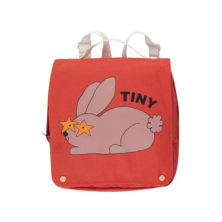 タイニーコットンズ tinycottons バックパック キッズ リュックサック 綿 赤ちゃん 出産祝い ギフト スペイン インポート 海外子供服 春 秋 冬 春秋冬 うさぎ ラビット レッド ベビー服 上質 子供用 女の子 男の子 新作