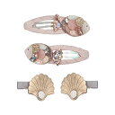 MIMI&LULA 魚 貝 さかな かわいい キラキラ ヘアクリップ ヘアアクセサリー ヘア クリップ 出産祝い ギフト 誕生日 贈り物 プレゼント おしゃれ ...