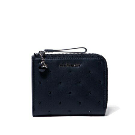 ジルスチュアート 折財布　ポインティ　L字ファスナー折り財布　ブラック JILLSTUART