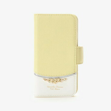サマンサタバサ モバイルケース ネイルモチーフバイカラー iPhone8ケース ペールイエロー SamanthaThavasaPetitChoice