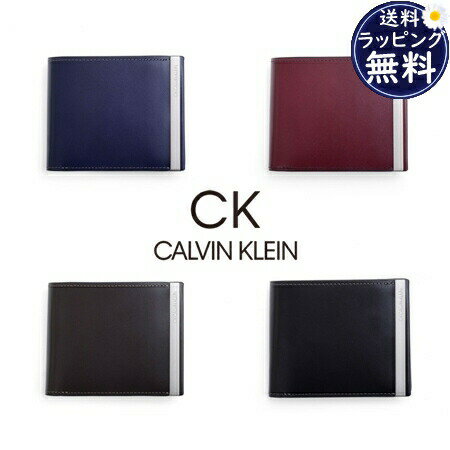 カルバン・クライン 二つ折り財布 メンズ 【送料無料】【ラッピング無料】カルバンクライン CalvinKlein 折財布 二つ折り財布 中ベラ付き メンズ ブランド 正規品 新品 ギフト プレゼント 人気 おすすめ