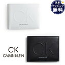 【送料無料】【ラッピング無料】カルバンクライン CalvinKlein 折財布 ロゴス 二つ折り財布 メンズ ブランド 正規品 新品 ギフト プレゼント 人気 おすすめ