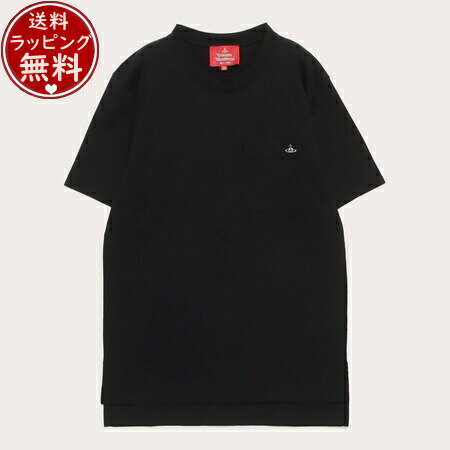ヴィヴィアンウエストウッド Vivienne Westwood Tシャツ ワンポイントORB ポケットTシャツ ブラック サイズ01