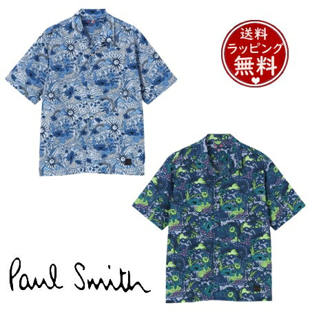 【送料無料】【ラッピング無料】ポールスミス Paul Smith オープンカラーシャツ Fresh As A Daisy ラウンジウェア 半袖シャツ メンズ ブランド 正規品 新品 ギフト プレゼント 人気 おすすめ