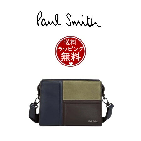 【送料無料】【ラッピング無料】ポールスミス Paul Smith ショルダーバッグ オフセットチェック 2WAY ミニショルダー ユニセックス ネイビー ブランド 正規品 新品 ギフト プレゼント 人気 おすすめ