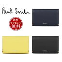 ポールスミス 名刺入れ（メンズ） 【送料無料】【ラッピング無料】ポールスミス Paul Smith カードケース ハイライトステッチSS24 ユニセックス 名刺入れ ブランド 正規品 新品 ギフト プレゼント 人気 おすすめ