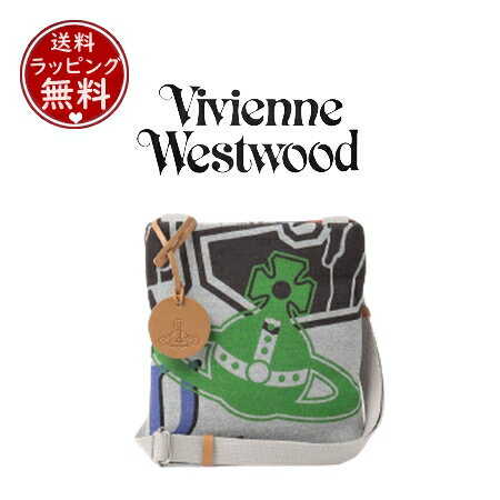 【送料無料】【ラッピング無料】ヴィヴィアンウエストウッド Vivienne Westwood サコッシュ FRAT HOUSE ミニショルダー ユニセックス グレー ブランド 正規品 新品 ギフト プレゼント 人気 おすすめ