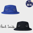 【送料無料】【ラッピング無料】ポールスミス Paul Smith 帽子 Happy バケットハット オーガニックコットン 綿100% ブランド 正規品 新品 ギ...