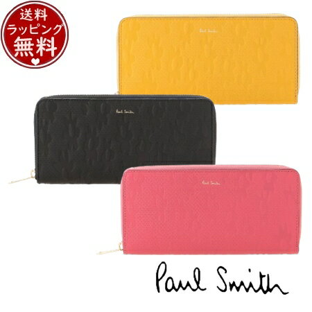 ポール・スミス 革長財布 レディース 【SALE】【送料無料】【ラッピング無料】ポールスミス Paul Smith 財布 長財布 デイジーレザー ラウンドジップ長財布 ブランド 正規品 新品 ギフト プレゼント 人気 おすすめ