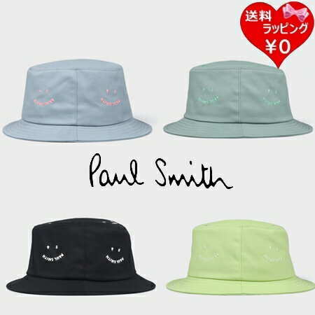 【送料無料】【ラッピング無料】ポールスミス Paul Smith 帽子 ウィメンズ Happy バケットハット 綿100%