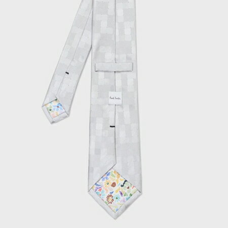 【送料無料】【ラッピング無料】ポールスミス Paul Smith ネクタイ シルバーパターン タイ 日本製 シルク100% ブランド 正規品 新品 ギフト プレゼント 人気 おすすめ 誕生日 記念日 クリスマス