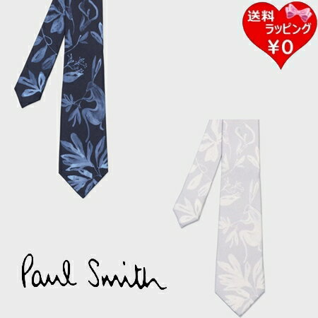 【クーポン対象】 【無料ラッピング】 ポールスミス Paul Smith ネクタイ Rabbit & Botanical タイ イタリア製 シルク100% 送料...