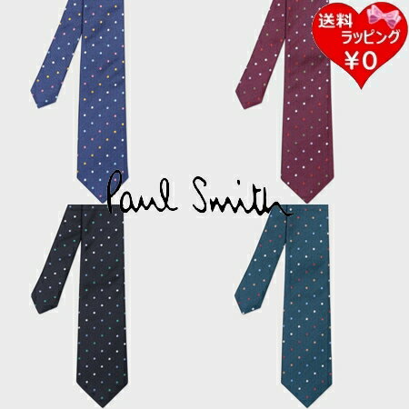 【クーポン対象】 【無料ラッピング】 ポールスミス Paul Smith ネクタイ パステルドット タイ 日本製 シルク100% 送料無料