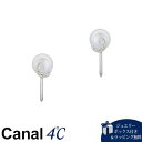 【送料無料】【ラッピング無料】カナルヨンドシー Canal 4℃ カナル4℃ K10ホワイトゴールド イヤリング ダイヤモンド ブランド 正規品 新品 ギフト プレゼント 人気 おすすめ 誕生日 記念日 クリスマス