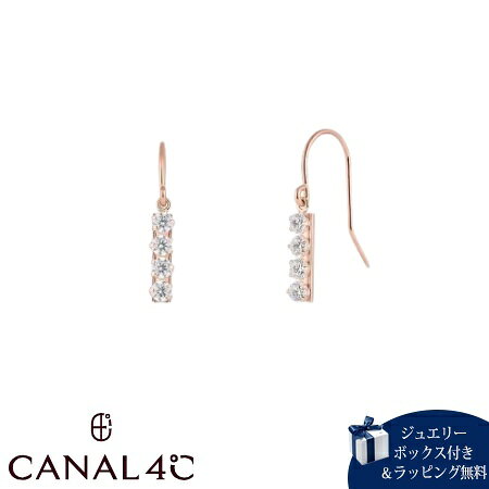 【無料ラッピング】 カナルヨンドシー Canal 4℃ カナル4℃ ピアス K10ピンクゴールド EARFLOW ライン フックピアス キュービックジルコニア レディース ブランド 正規品 新品 ギフト プレゼント 人気 おすすめ 誕生日 記念日 クリスマス 送料無料 marguerite-momoco-10143395 Grand Lounge パッケージ画像